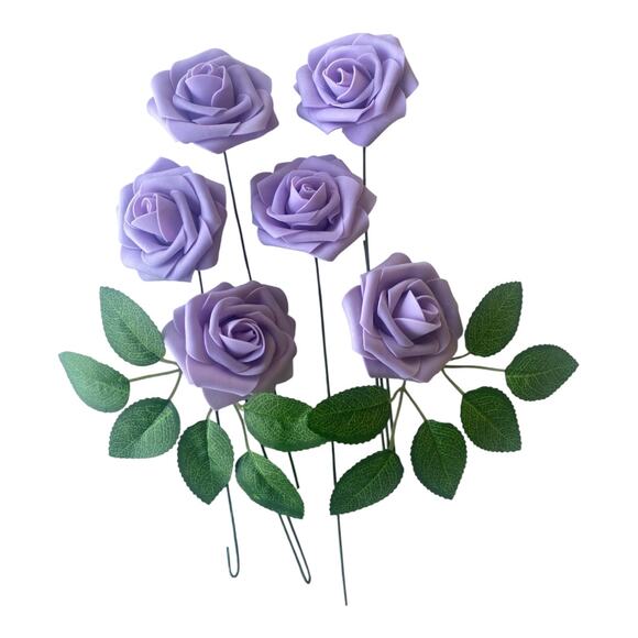 Purple Awareness Wreath Kit | Butterfly Sign, Ribbon, Roses | Faith Hope Love - Picture 8 of 9